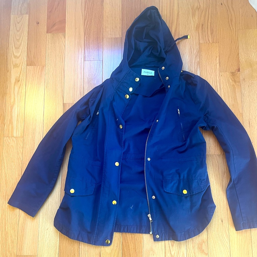 Royal blue Fall jacket
